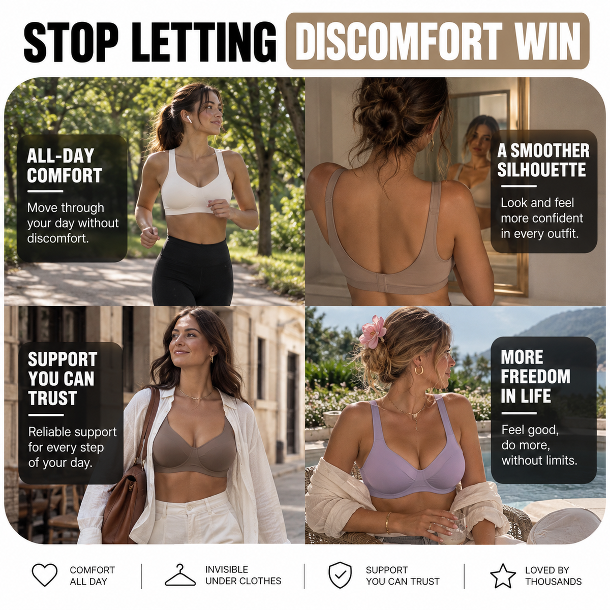 Bicule Sculpt™ — Wireless Lift & Shape Bra